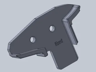 Measuring caliper wall holder