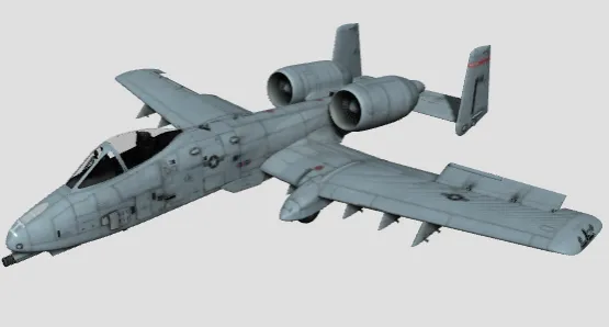 A-10A Late Warthog strike aircraft