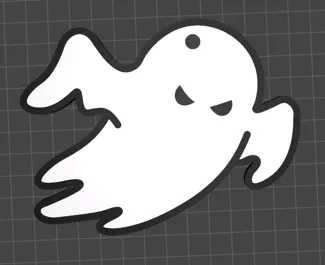 Ghost keychain