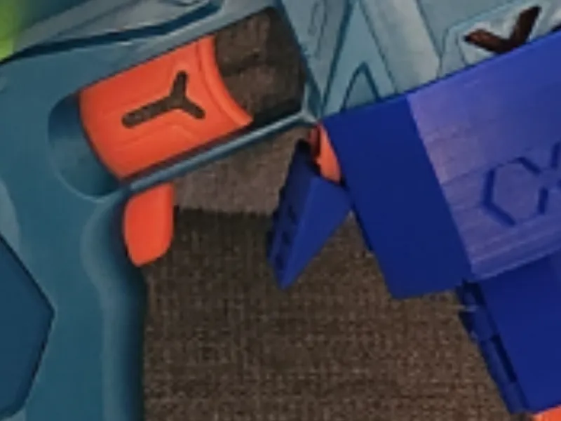Nerf Double Punch Extended Mag release triggers