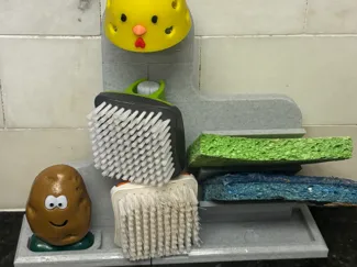 Scrubber Rack
