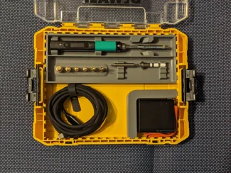 Pinecil Heatset Insert for Dewalt Tough Case