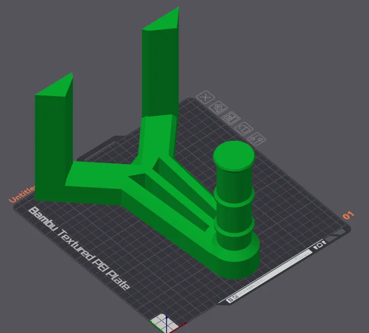 Spool stand, low friction up to 5kg