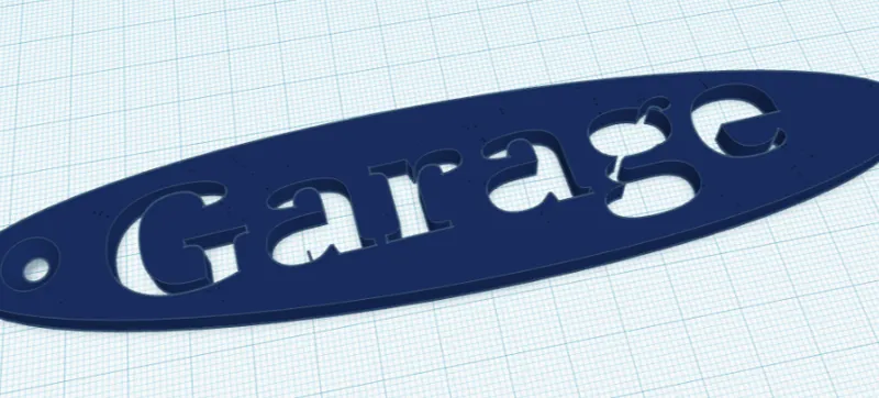 Oversized Keychain Garage