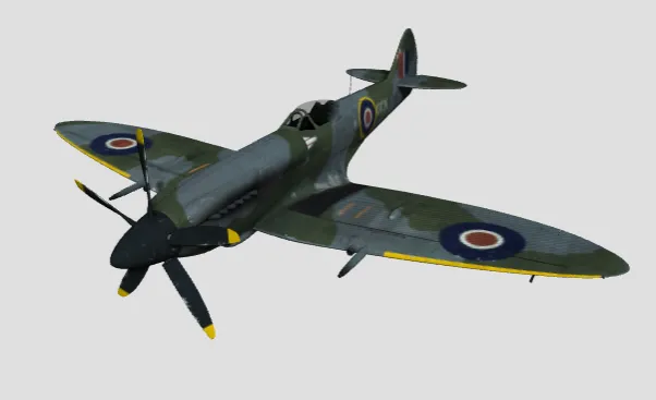 Spitfire-F MK XIVe British fighter