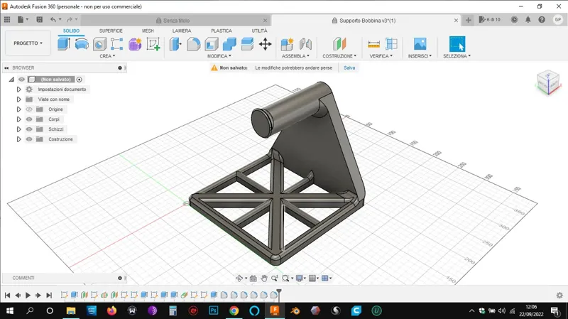 Porta bobina filamento - filament spool holder