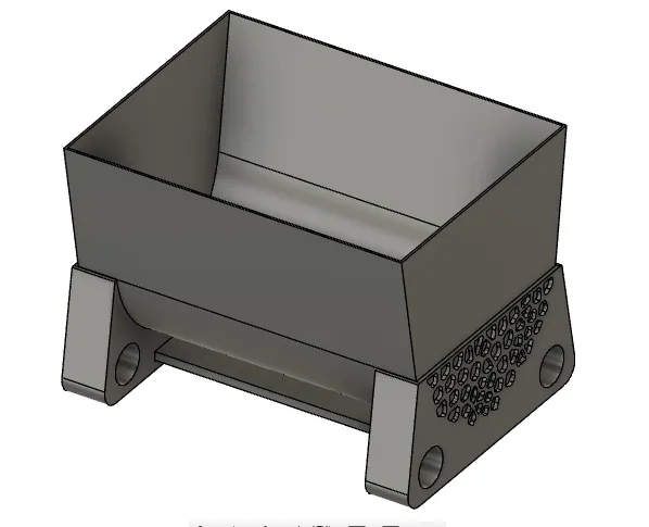 Tilting table pocket emptier with voronoi texture
