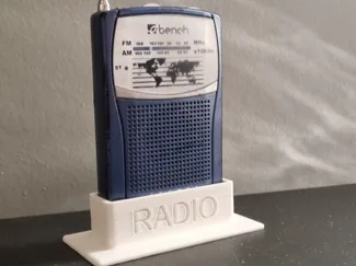 Bench Stereo Radio holder