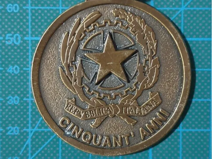 medaglia repubblica italiana