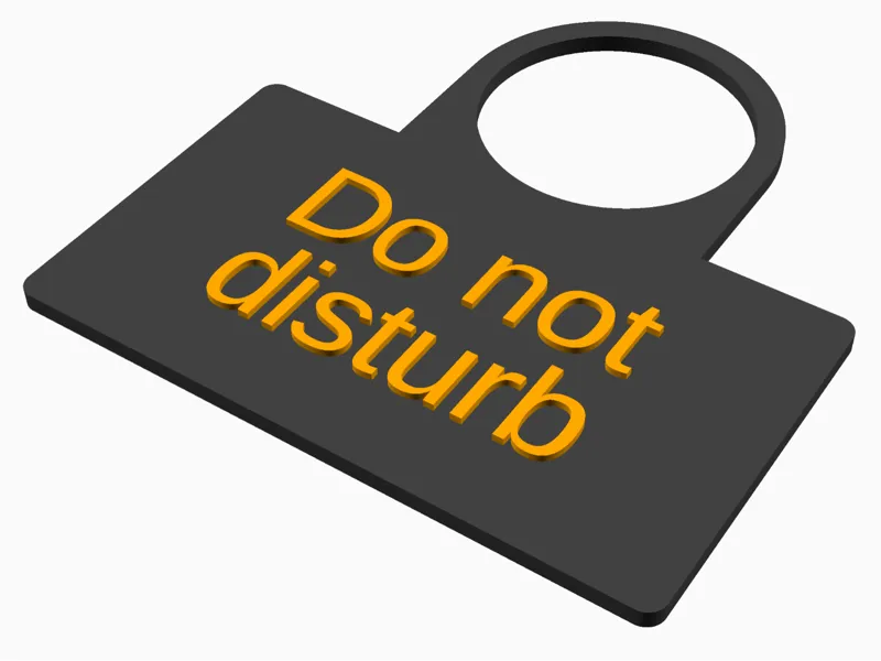 Customizable door sign