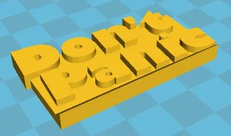 Don't Panic stand up