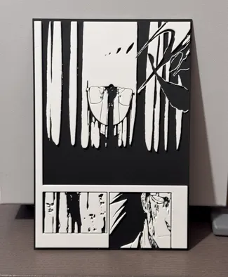 Zaraki Kenpachi & Retsu Unohana HueForge Manga