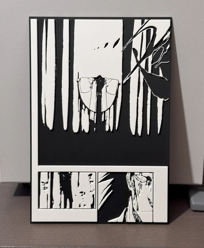 Zaraki Kenpachi & Retsu Unohana HueForge Manga