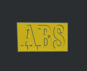 ABS Filament Name Tag