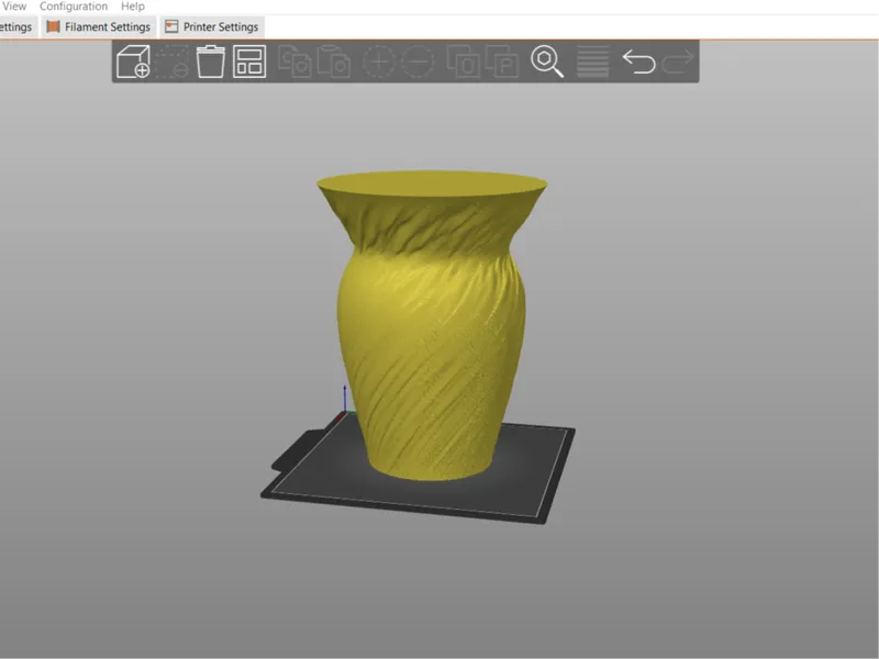 textured vase