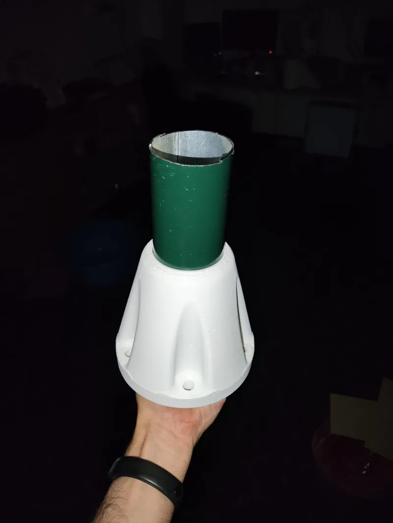 Cilindrical bolted Post Fence Foot 60mm