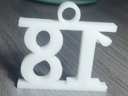 18 keychain