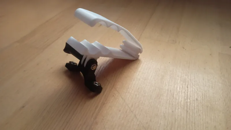 Phone holder clip with GoPro mount
