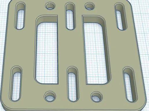【大鱼】CoreXY结构激光雕刻机写字机DYLaser V1.1激光头转接板中间螺丝