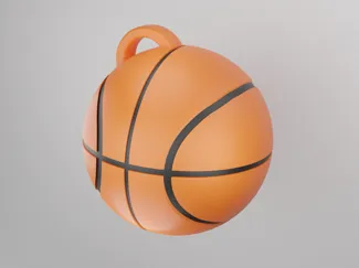 Basket Ball Key Chain