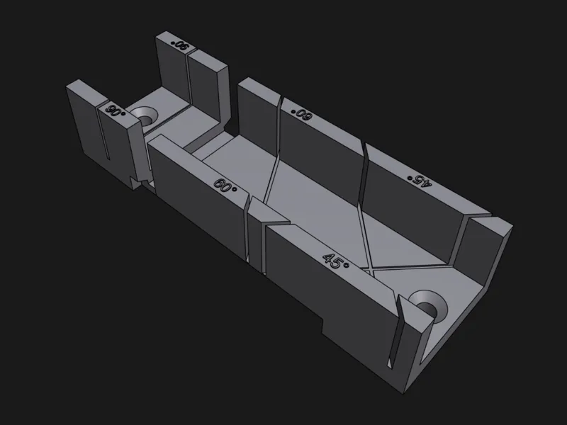 Mitre box / Sägelehre