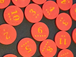 Catan Number Tokens - REMIX