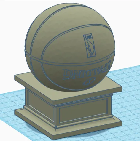 basket ball trophy