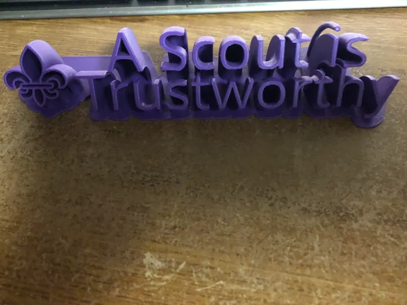 Scout Law Desk Signs