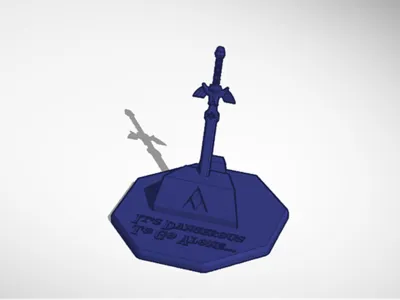 Zelda Nintendo game holder
