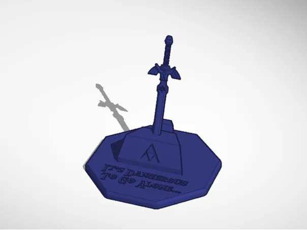 Zelda Nintendo game holder