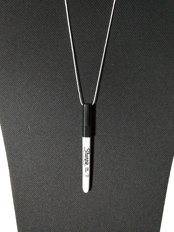 Sharpie Necklace Cap