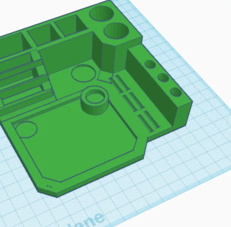 tools, sd cards and screws holder