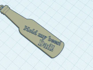 a dads perfect keychain