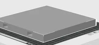 200x200mm wall