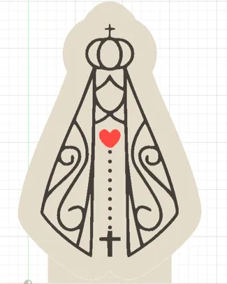 Luminária de Nossa Senhora de  Aparecida