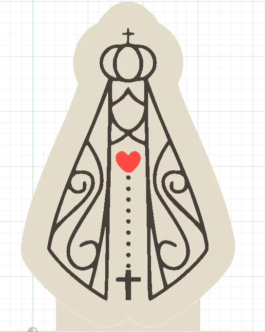Luminária de Nossa Senhora de  Aparecida