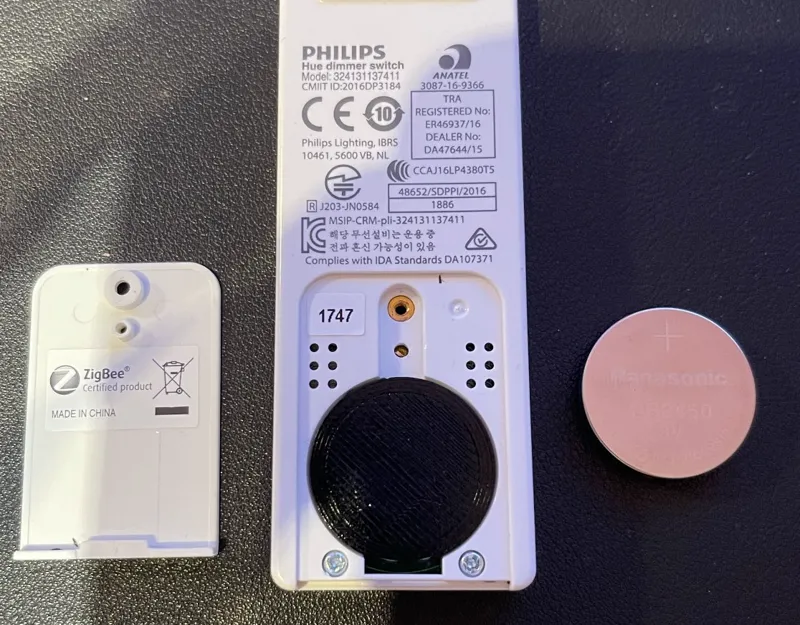 Philips Hue Battery Adapter Ikea Plattboj CR2032