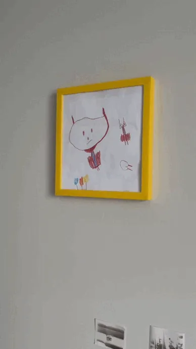 Kids Drawing Art Frame Assembly
