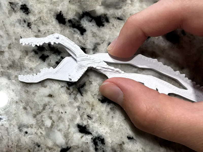 Snapping Crocodile Bookmark
