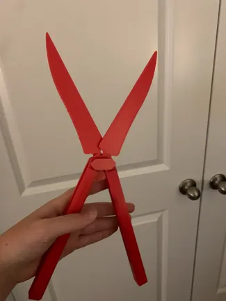 Balisong or Butterfly Knife Scissors
