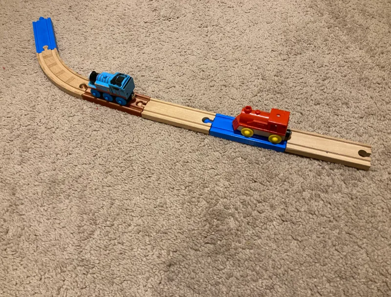 Straight Train Track For Thomas