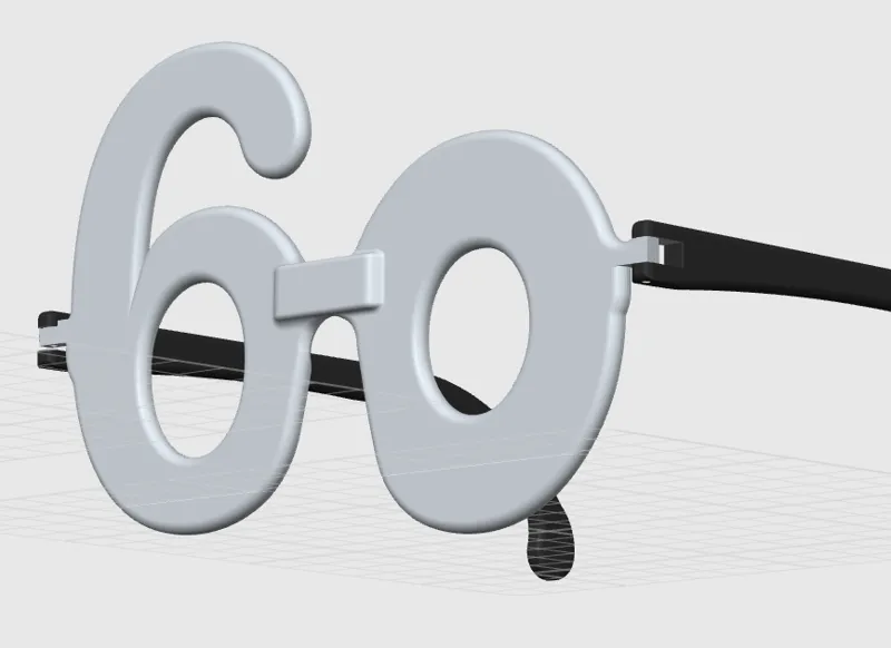 Glasses for birthday - 60 years