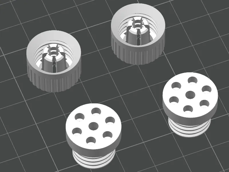 Bowden/PTFE tube magnetic connector