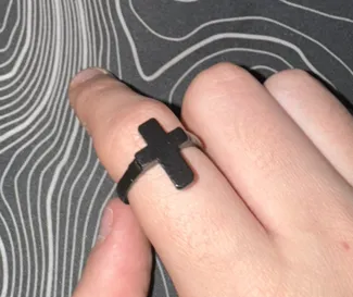 Christian Cross Ring
