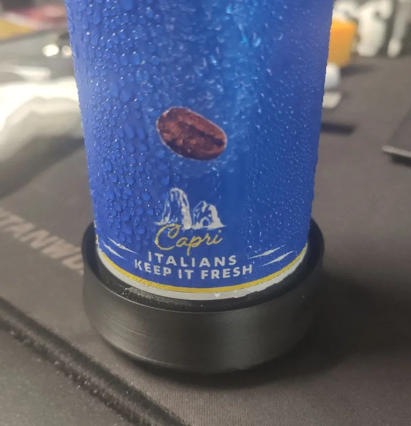 Drip catcher coaster for sodas