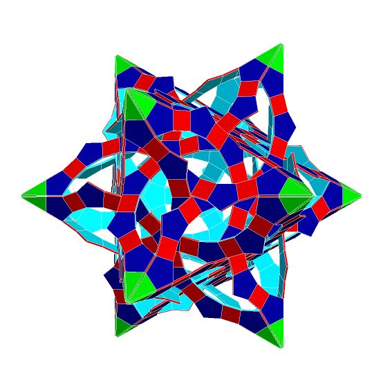 Escher Stellated Dodecahedral Polyknot 1