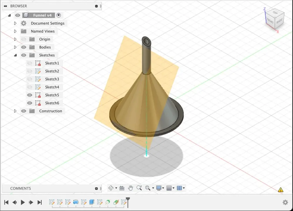 A simple funnel for liquids by noemi MakerWorld: Download Free 3D Models