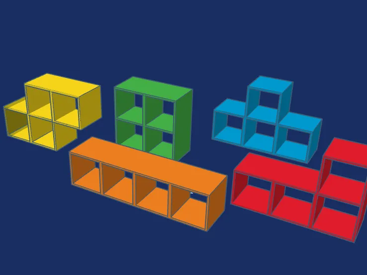 Tetris Modular Desk Tidy