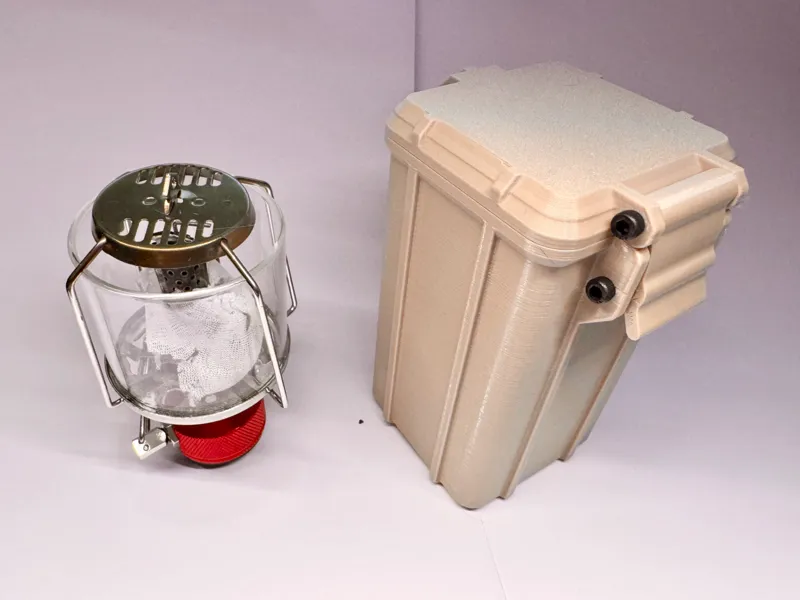 Rugged box for Outdoor Camping Gas Lantern