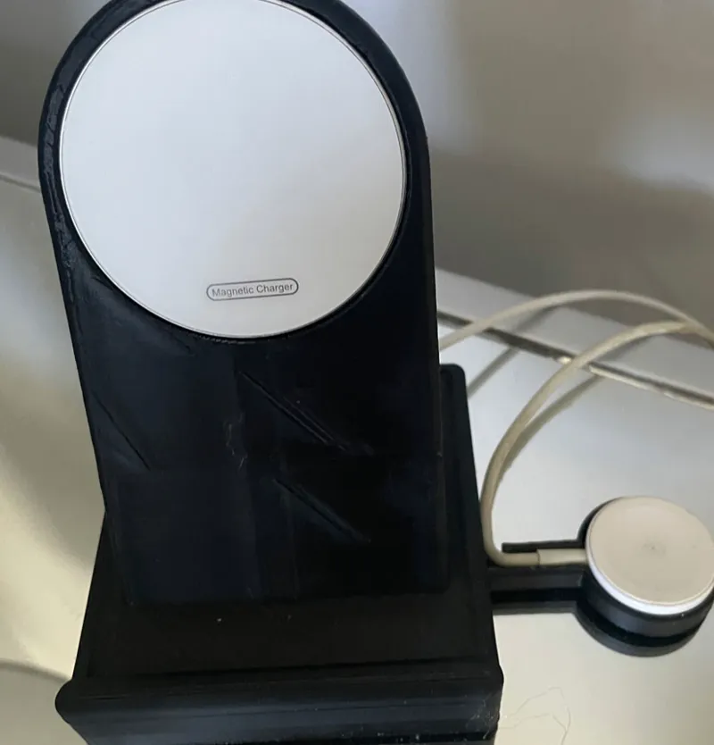 Mag-Safe Phone Stand with apple watch charger